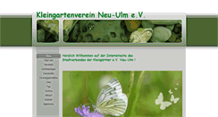 Desktop Screenshot of kleingartenverein-neu-ulm.de