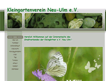 Tablet Screenshot of kleingartenverein-neu-ulm.de